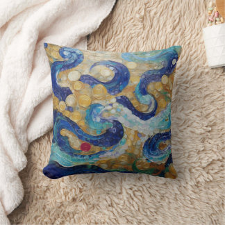 Coussin Serpents à eau Klimt