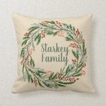 Serres de vacances, baies rouges, pins et eucalypt