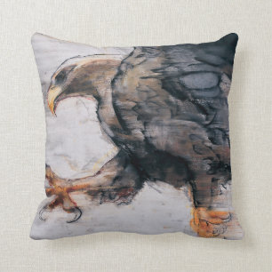 Coussin Serres - mer Eagle coupée la queue par blanc 2001