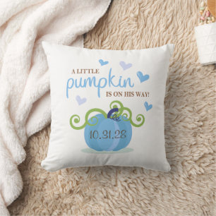 Coussin Serviettes pour Baby Shower Cute Little Pumpkin
