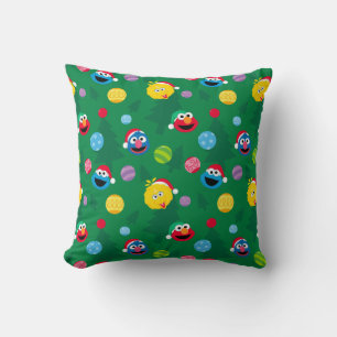 Coussin Sesame Street Christmas Tree Motif