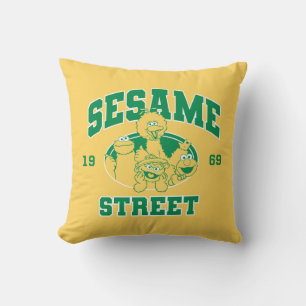 Coussin Sesame Street   Vintage 1969
