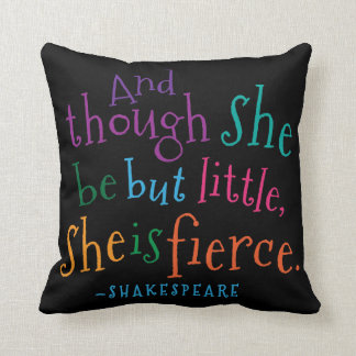 Coussin Shakespeare bien qu'elle soit carreau féroce