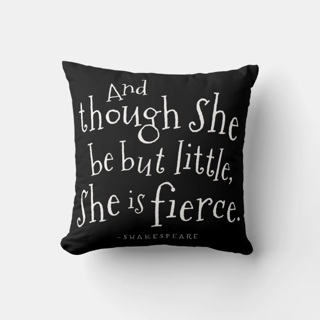 Coussin Shakespeare cependant elle soit mais peu de (Recto)