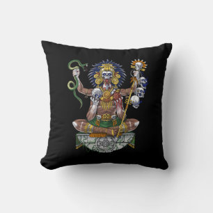 Coussin Shaman, guerrier aztèque