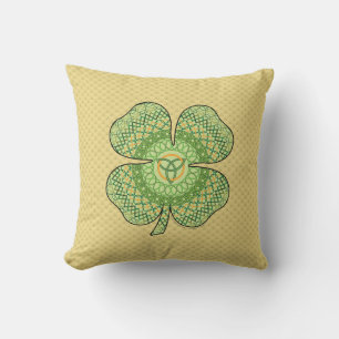 Coussin Shamrock celte