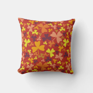 Coussin Shamrock coloré
