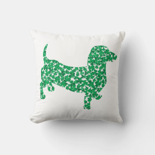 Coussin Shamrock Dachshund