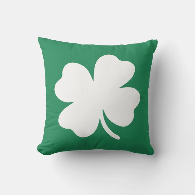 Coussin Shamrock Saint Patricks Day Irlande (Recto)
