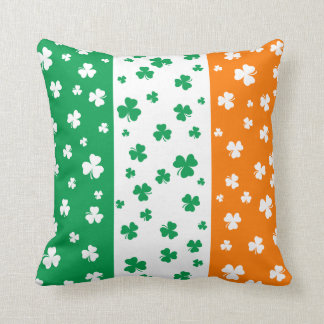 Coussin Shamrocks irlandais chanceux
