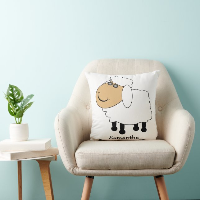 Coussin Sheep Design Personalised (Chaise)