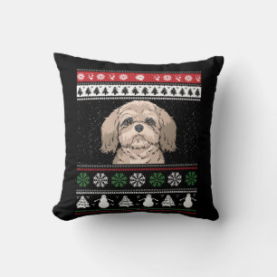 Coussin Shih Tzu Noël