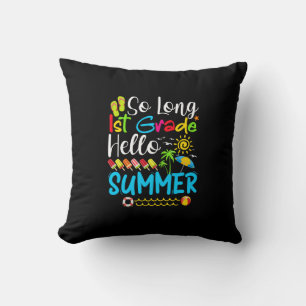 Coussin Si Long 1E Année Bonjour Été Dernier Jour De L'Éco