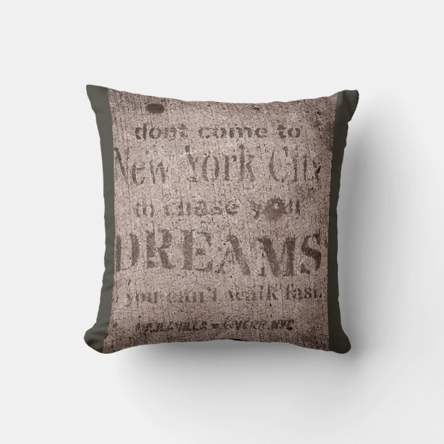 Coussin "Sidewalk Dreams" Lancer l'oreiller (Recto)