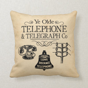 Coussin Siège téléphonique vintage