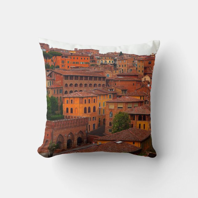 Coussin Siena Cityscape Toscane Italie (Recto)