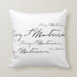 Coussin Signature de Birgit Westman
