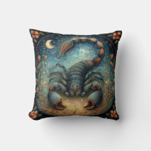Coussin Signe astrologique Scorpion Céleste Anniversaire