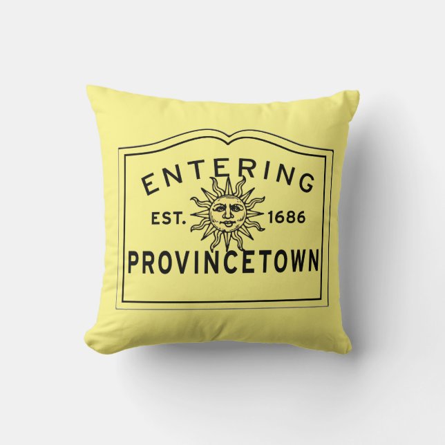 Coussin Signe entrant personnalisable de ville de (Recto)