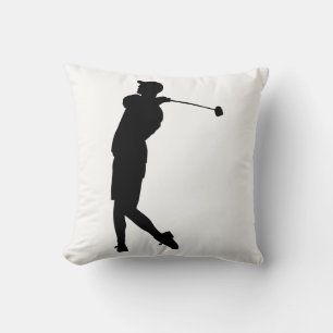 Coussin Silhouette de Golfer