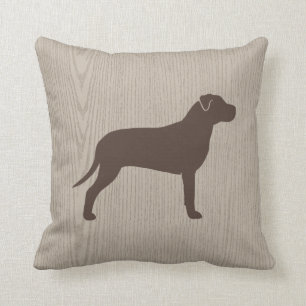 Coussin Silhouette de l'American Pit Bull Terrier