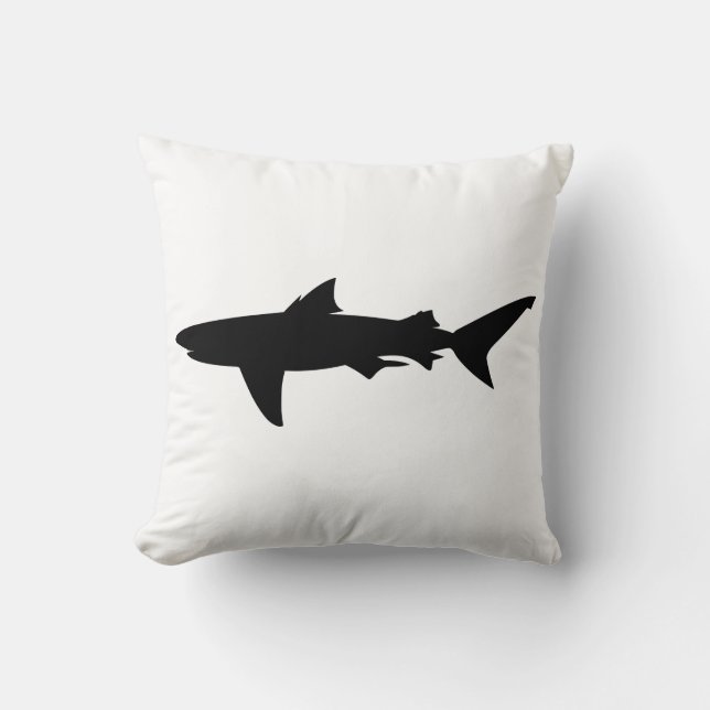 Coussin Silhouette de requin (Recto)