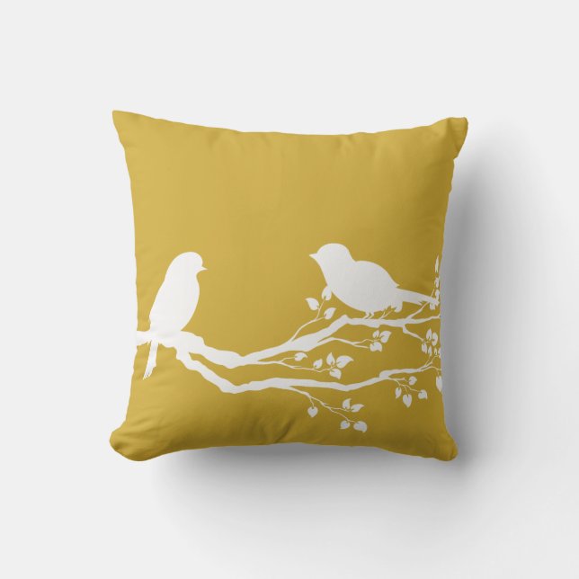 Coussin Silhouette du pays d'or (Recto)