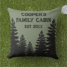 Silhouette minimaliste de pin noir