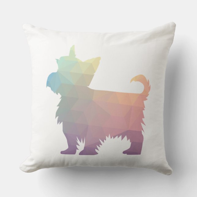 Coussin Silhouette Pastel (Recto)
