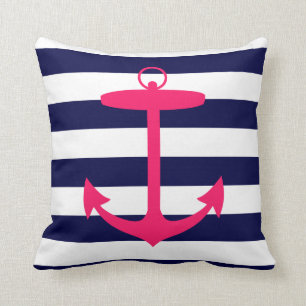 Coussin Silhouette rose d'Ancre