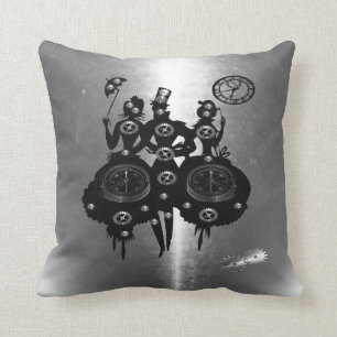 Coussin Silhouette Steampunk Process