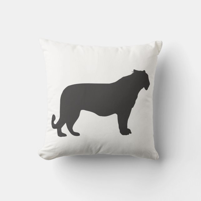 Coussin Silhouette Tiger (Recto)