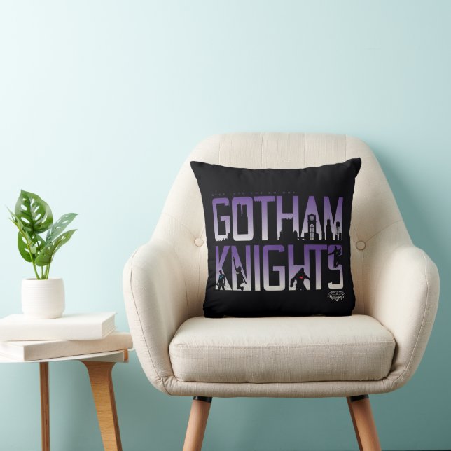 Coussin Silhouettes de Gotham Knights (Chaise)