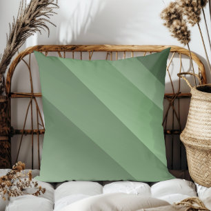 Coussin Simple Élégant Moderne Diagonale Grandes Vert