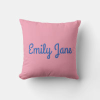 Simple et mignon personnalisé bleu et rose