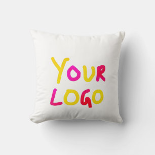 Coussin simple et minimal ajoutez votre logo/votre design