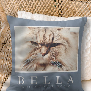 Coussin Simple Moderne Chic Personnalisé Famille Animaux d