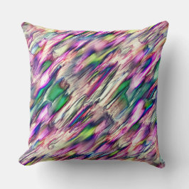 Coussin Simulation de roche ou de stalagmite aux couleurs 