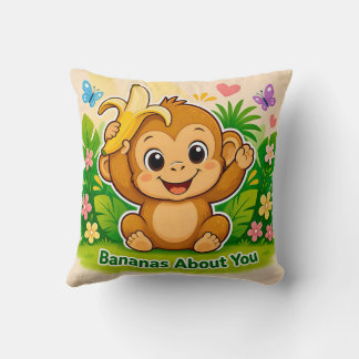 Coussin ~ SINGE ~ Bananas About You ~