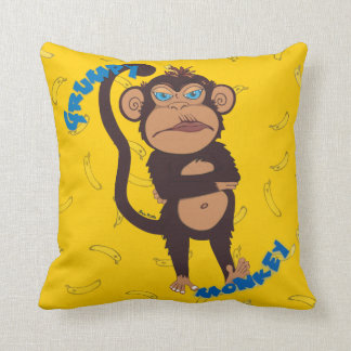 Coussin Singe grincheux