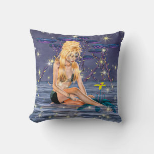 Coussin Sirène dorée
