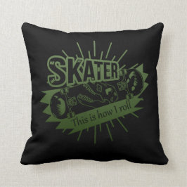 Coussin Skater - C'est comme ça que je roule