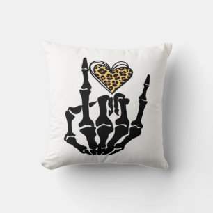 Coussin Skeleton Heart Hands Classic