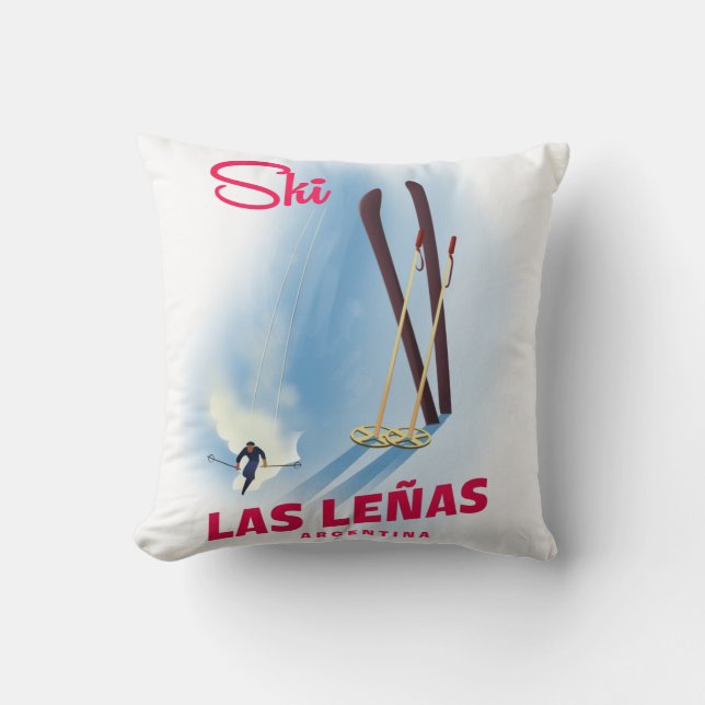 Coussin ski de las leñas Argentine (Recto)