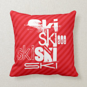 Coussin Ski ; Scarlet Rouge