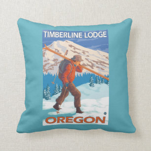 Coussin Skis de transport de neige de skieur - loge de