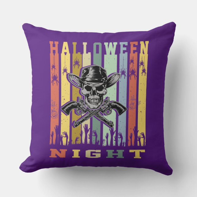 Coussin Skull Gun (Recto)