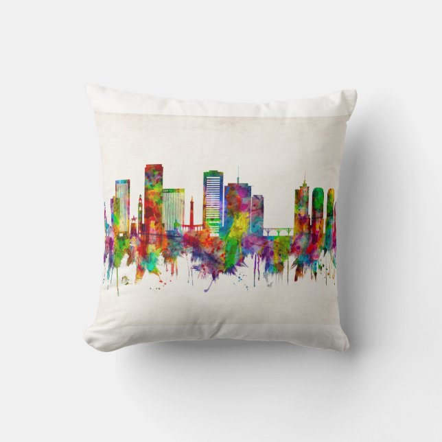 Coussin Skyline de Richmond (Recto)