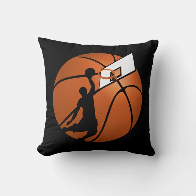 Coussin Slam Dunk Basketball (Recto)