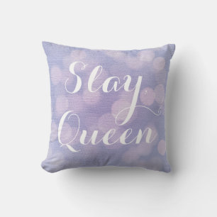Coussin Slay, Queen Purple Bokeh